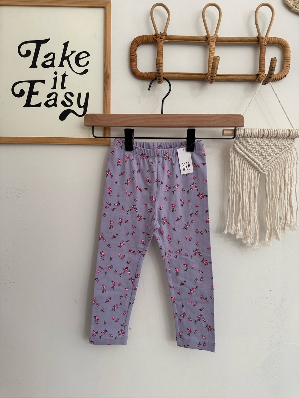 GAP 18-24m *NWT* floral leggings